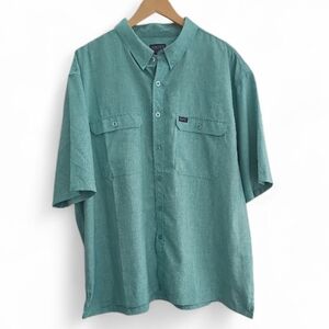 Smith’s Workwear Spearmint Short Sleeve Performance Work Shirt Sz 3XB NWT